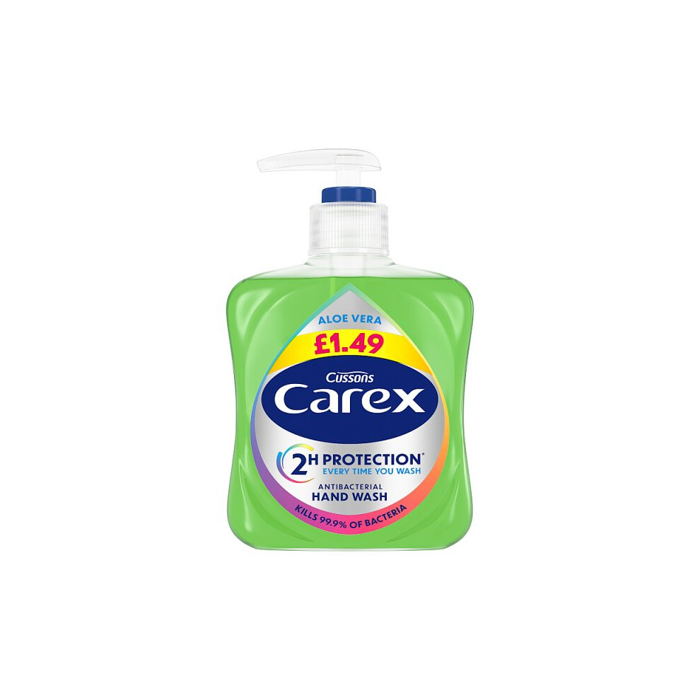 Carex Aloe Vera Antibacterial Hand Wash 250ml (Case of 6)