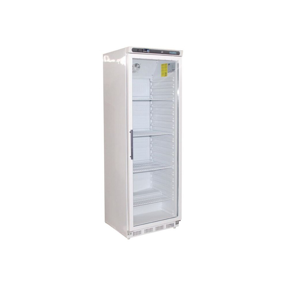 Polar C-Series Upright Display Fridge 400Ltr White