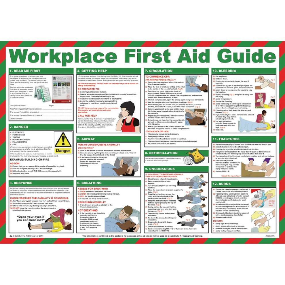 Reliance-Medical Workplace First Aid Guide