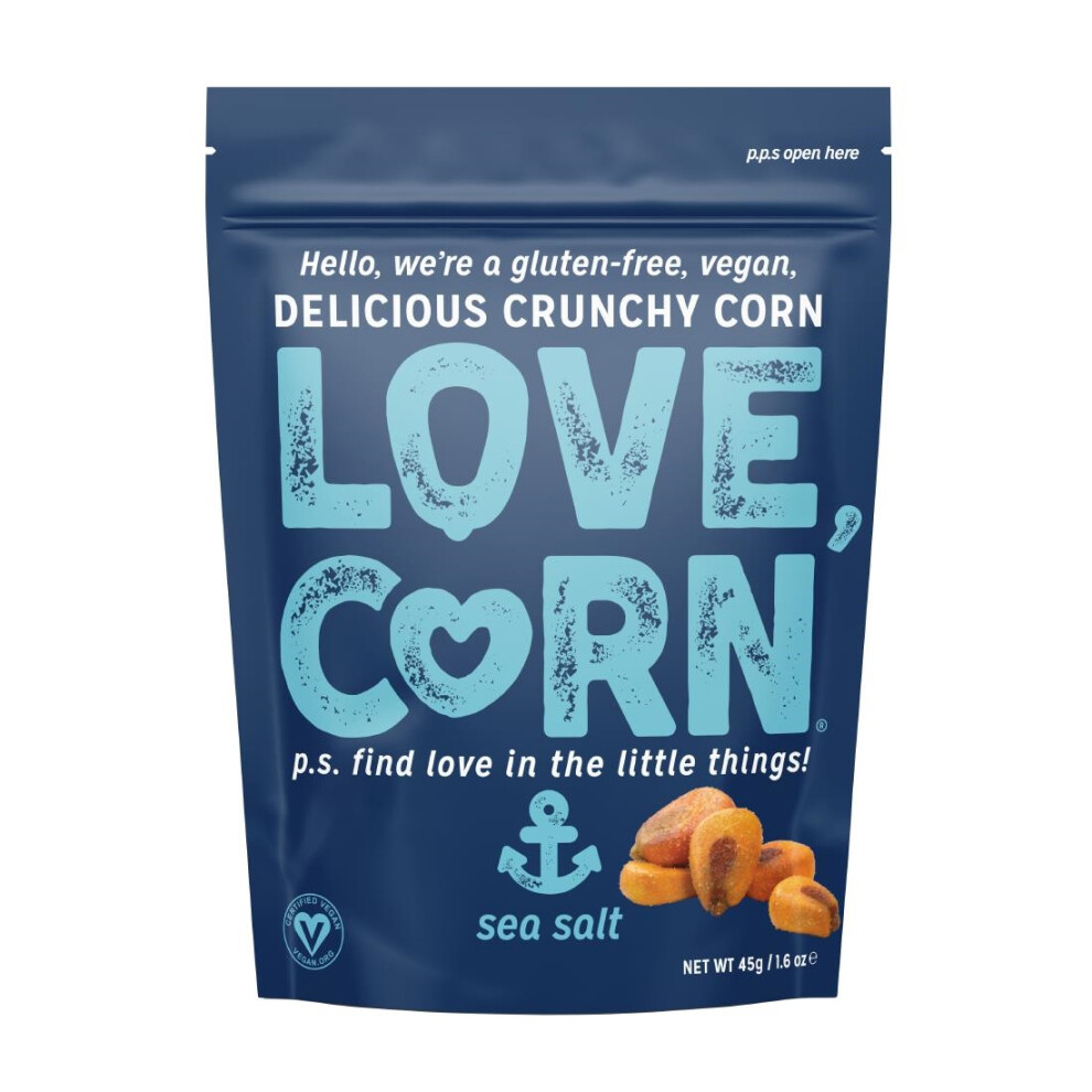 Love Corn Crunchy Corn Snack Sea Salt (10X45g)