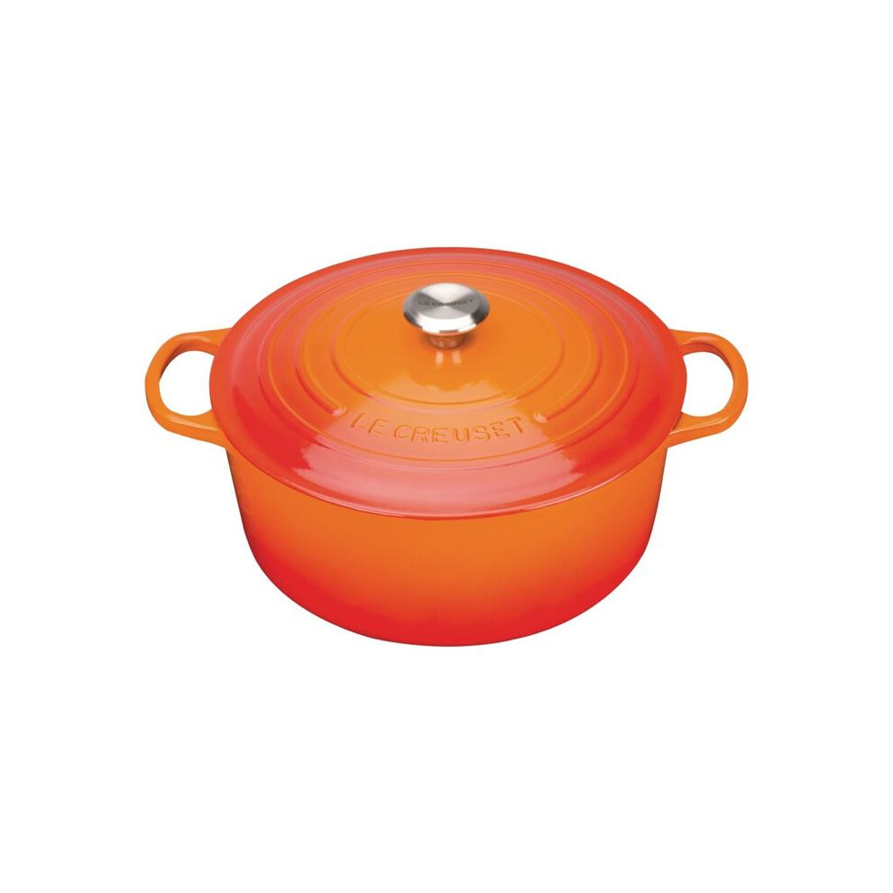 Le Creuset Cast Iron Round Casserole 28cm 6.7L Volcanic