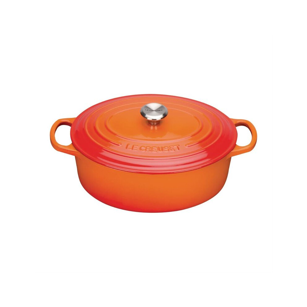 Le Creuset Cast Iron Oval Casserole 29cm 4.7L Volcanic