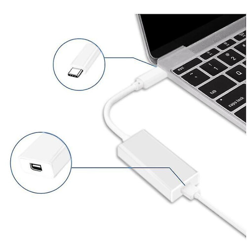 1x Thunderbolt 3 To Thunderbolt 2 Adapter Type C Cable Usb For Macbook Air Pro -t 1