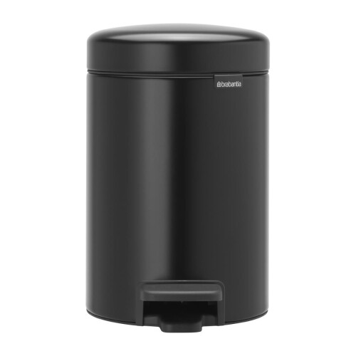 Brabantia Brabantia Newlcon Pedal Bin Matt Black 3Ltr