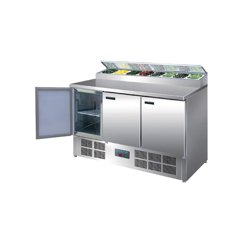 Polar G-Series Pizza Prep Counter Fridge 390Ltr