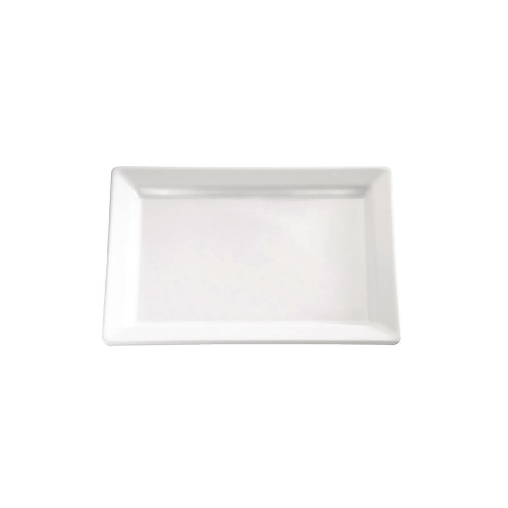 Organicups Aps Aps Pure Melamine Rectangular Tray 12In
