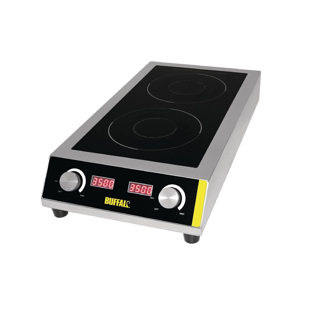 Buffalo Heavy Duty Double Induction Hob 7Kw