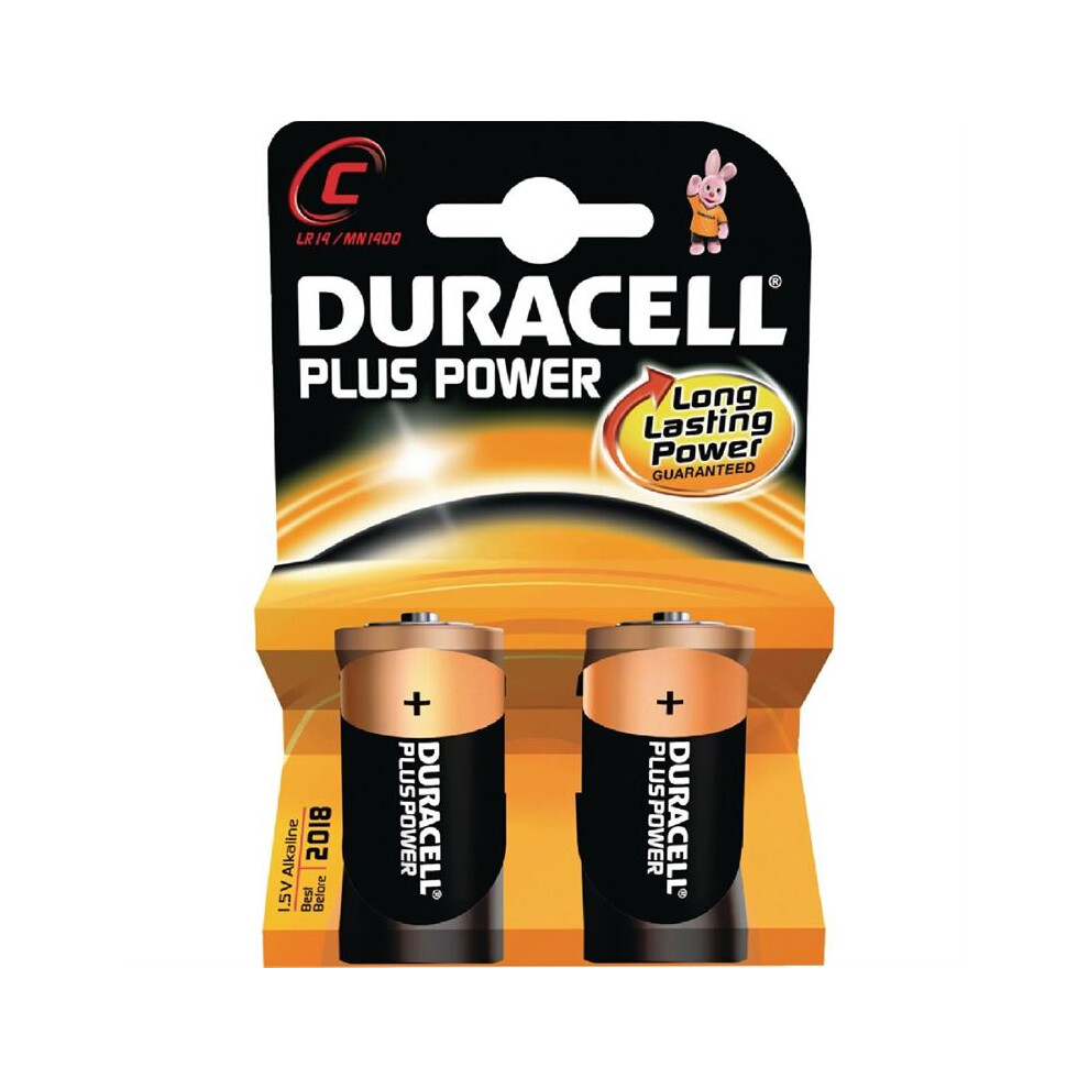 Duracell C Batteries (Pack of 2)