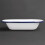 Olympia Enamel Pie Dishes Rectangular 180 x 135mm (Pack of 6) 1