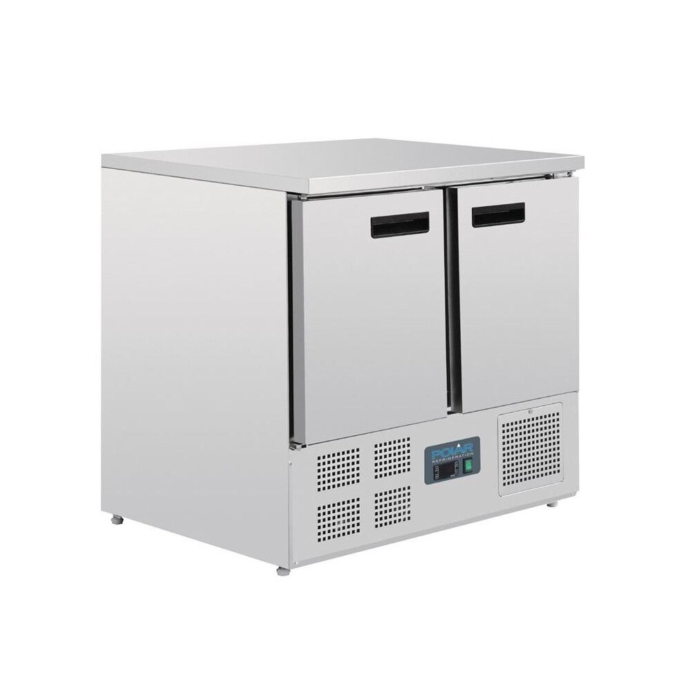 Polar G-Series Double Door Counter Fridge 240Ltr