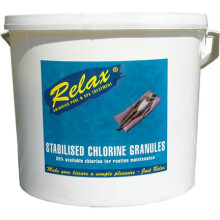 Relax 10kg Stabilised Chlorine Granules for Pools & Spas | Rapid-Dissolving, Minimal pH Impact | PLARCH004S