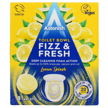 Astonish Toilet Bowl Fizz & Fresh Lemon Splash - 8 Tabs