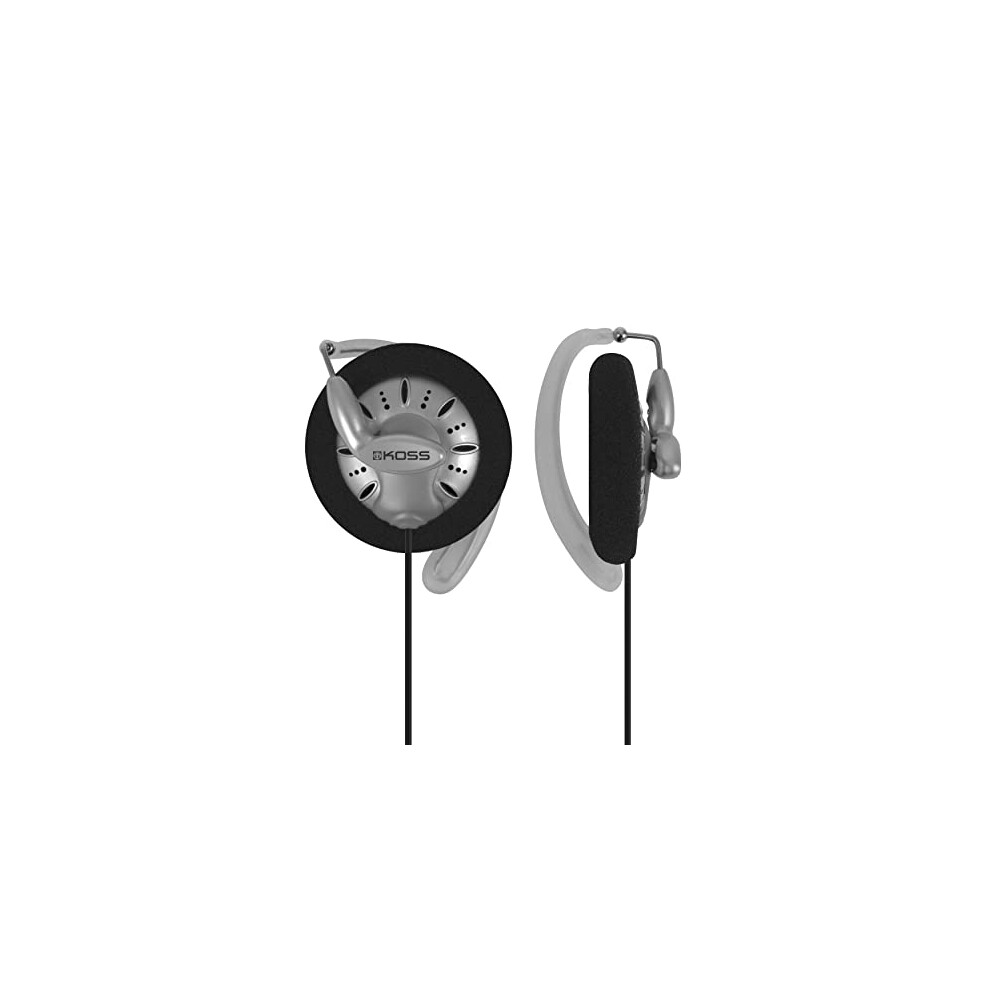 Koss Ksc75 Clip-On Stereo Headphones - Lightweight, Comfortable Ear Clips, Clear Sound For Ipod/Iphone/Mp3 & Smartphones (Black/Silver)