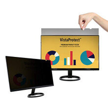 VistaProtect - Premium Privacy Filter & Anti Blue Light Screen Protector for Computer Monitors (21.5" inches)
