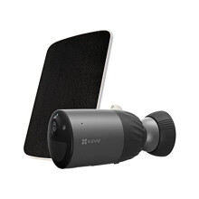 EZVIZ eLife Solar Security Camera 32GB Onboard Free Storage, No Subscription Outdoor Camera Wireless, Color Night Vision, Rechargeable Battery, 1080P,