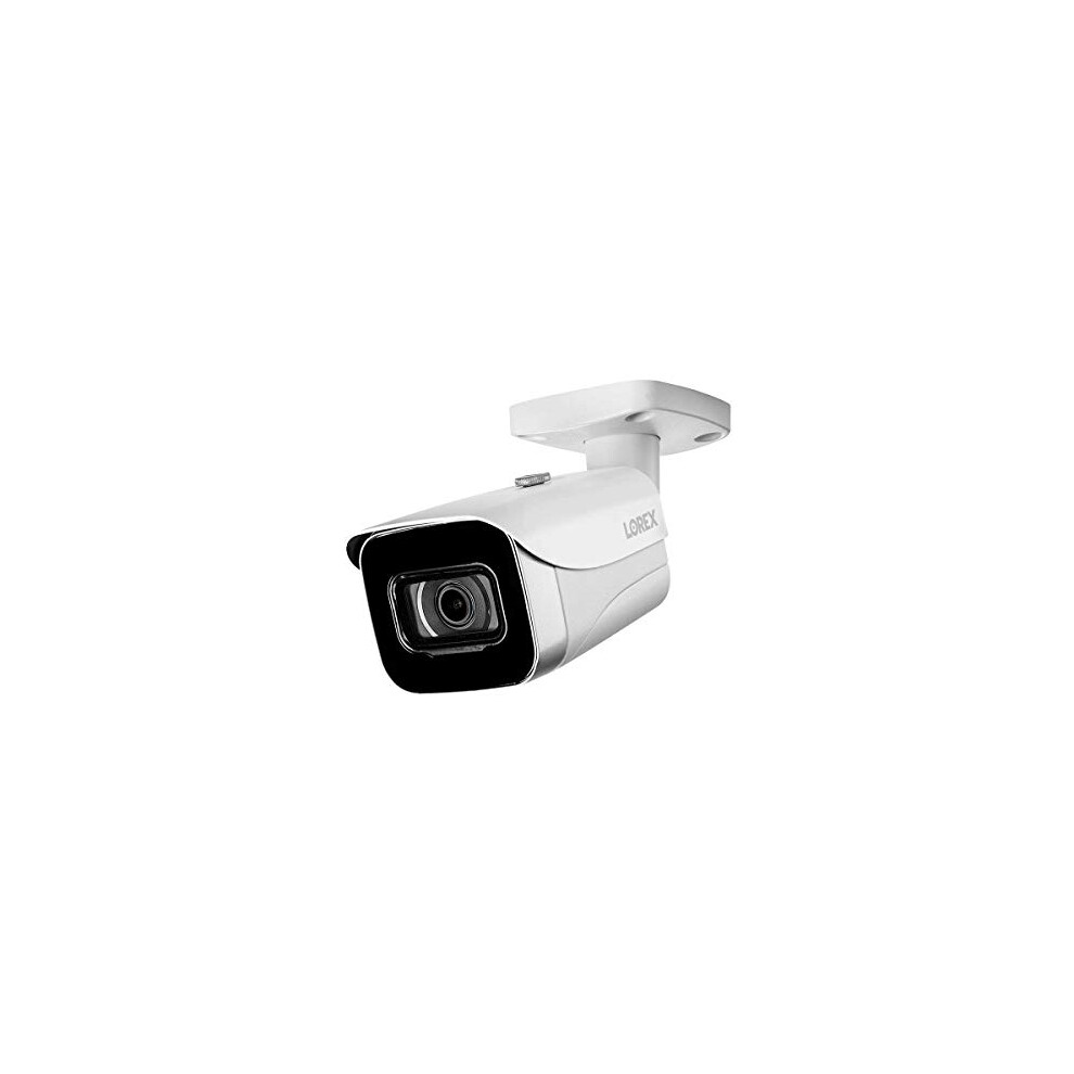 Lorex 8MP White Bullet Basic IP Camera - No Subscription HD Video Surveillance System for Home Security - Weatherproof Outdoor Camera with Night