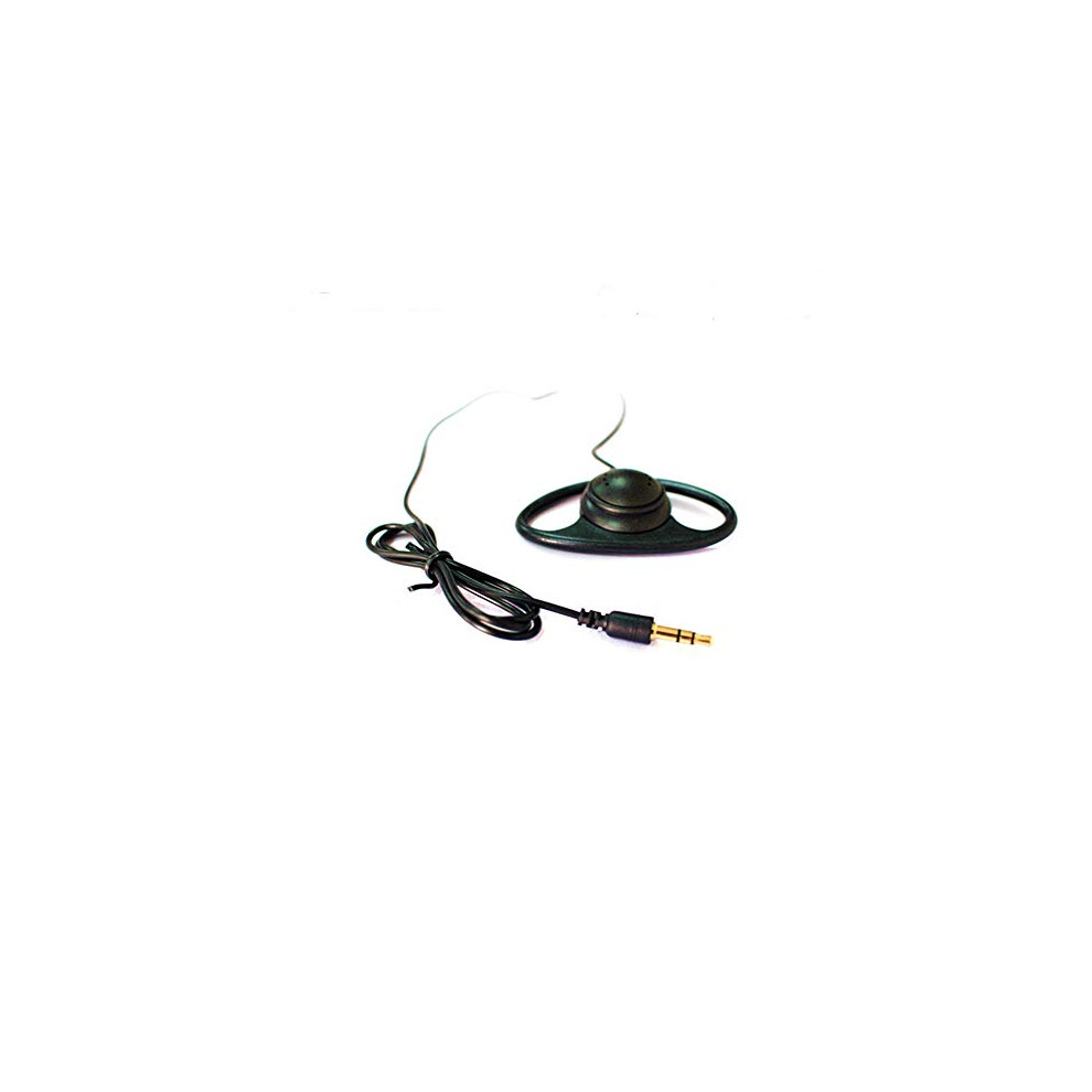 Linhuipad U17 3.5Mm Plug Wired Single Side Earphone Stereo-To-Mono Earbuds One Ear Earhook Simultaneous Interpretation Headphone (1 Pack) 779296519342