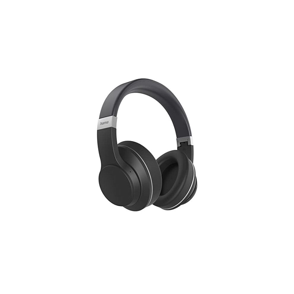 Hama Passion Voyage Bluetooth Headphones (Over Ear Headphones, Noise Cancelling, Wireless Charging, Headphones With Microphone, With Touch Function,