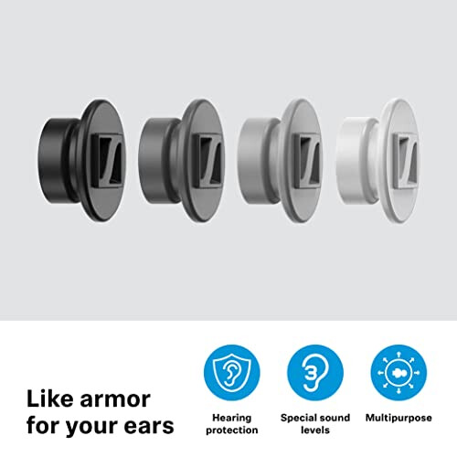 Sennheiser Sennheiser SoundProtex Plus - öronkuddar med 5 filter 2