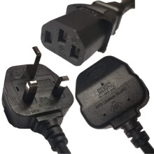 Lite-an Kettle Lead 5.9ft (1.8m) 3 Pin UK Plug BS 1363 to IEC C13 Power Cable to Fit IEC C14 3 Pin Power Inlet TV, PC, Monitor, PS4/5, Xbox Power