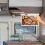 SYLVOX Kitchen TV 15.6 inch 1080P Android Smart TV Google play DVB-T2/S2/C IR remote control, Timing function, WIFI Bluetooth,Touch keys, 360?Free 5