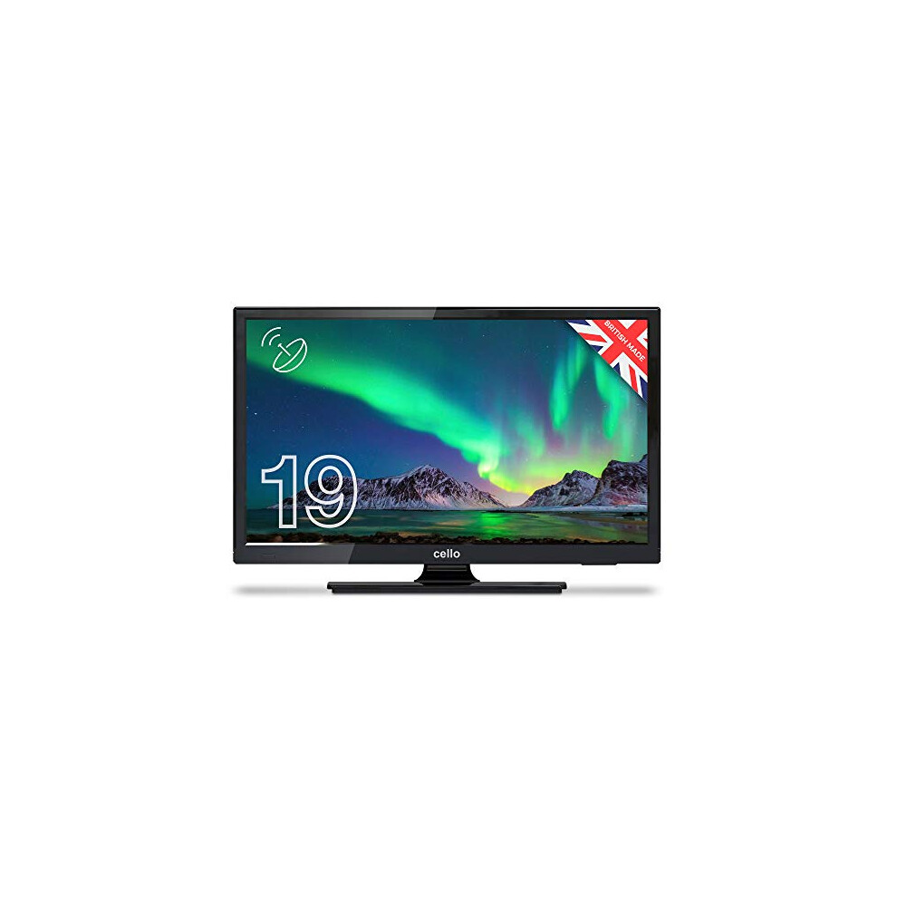 Cello ZSO291 19? Digital LED TV with Freeview and Built In Satellite Receiver DVB-S2 with HDMI and USB for recording from Live TV Great to fit in