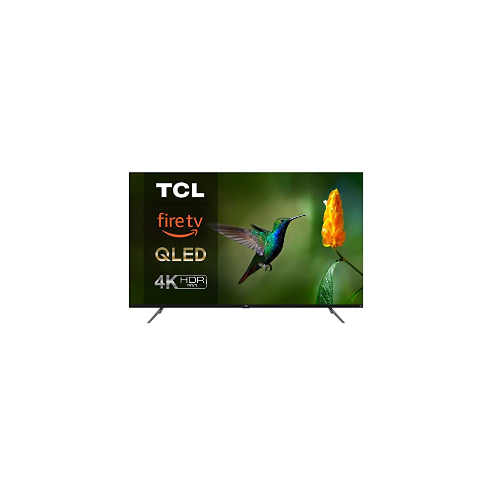 TCL 50CF630K 126cm (50 Inch) QLED Fire TV (4K Ultra HD, HDR 10+, Dolby Vision & Atmos, Smart TV, Game Master, 60Hz Motion Clarity, Press & Ask Alexa), 