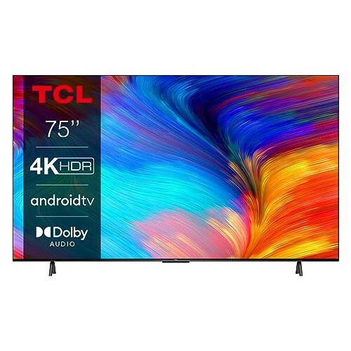 TCL 75P639K 75-inch 4K Smart TV, HDR, Ultra HD, Smart TV Powered by ...