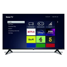 Ferguson 65? 4K UHD Smart Roku TV with Dolby Audio, Miracast and Freeview Play, Disney+, Netflix, Prime Video, Apple TV+, BBC iPlayer, Includes Free