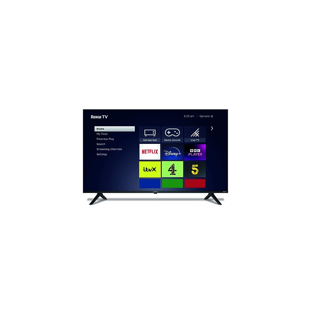 Ferguson 65? 4K Uhd Smart Roku Tv With Dolby Audio, Miracast And Freeview Play, Disney+, Netflix, Prime Video, Apple Tv+, Bbc Iplayer, Includes Free 5060750402528
