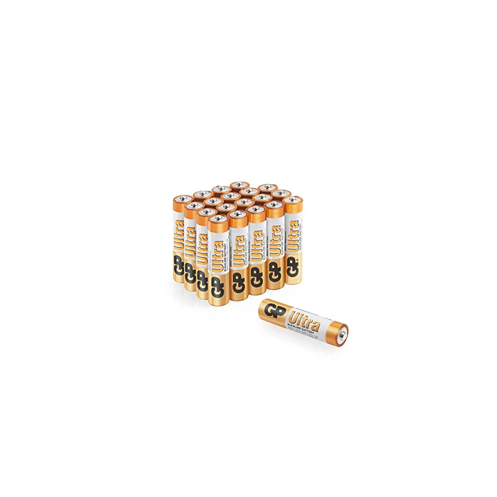 Aaa Batteries Pack Of 20 By Gp Aaa Batteries Ultra Alkaline 1.5V Alkaline Battery 616268236428