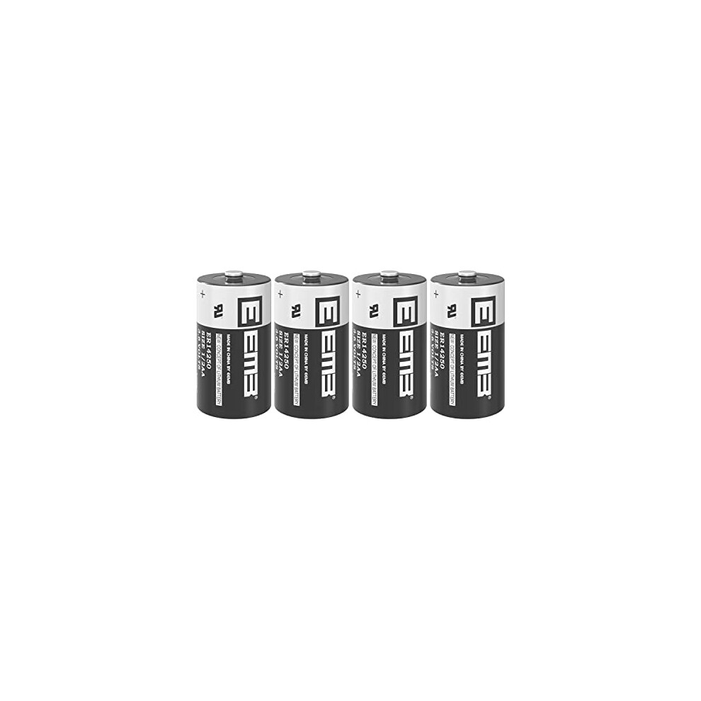 Eemb Er14250 1/2Aa 3.6V Lithium Battery Li-Socl? Non-Rechargeable Battery Xl-050F Sb-Aa02 Ls14250 Tl-5902 Tl-2150 For Dogwatch Dog Collar And Some Of 6933952671063