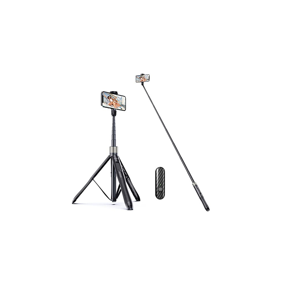 Atumtek 65" Selfie Stick Tripod, All In One Extendable Phone Tripod Stand With Bluetooth Remote 360? Rotation For Iphone And Android Phone Selfies, 6973383076136