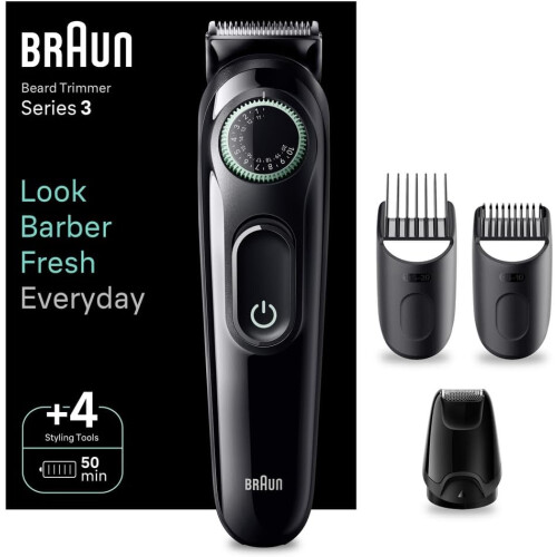 Braun BRAUN BARTTRIMMER SERIE 3 BT3421, ELEKTRISCHER BARTTRIMMER 1