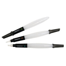 Derwent Waterbrush For Watercolour Painting, Pack Of 3, Includes Chisel Tip, Fine Tip & Medium Tip, Professional Quality, 2301975