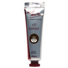 Mont Marte Premium Oil Paint, 100ml (3.4oz), Raw Umber, Good Coverage, Excellent Tinting Strength