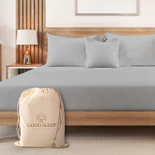 Luxury 1000 TC Super King Fitted Sheet, 100% Egyptian Cotton Soft Bed Sheets Super King Size Fitted Sheets, 1 Pc Fitted Sheet Super King Size Only,
