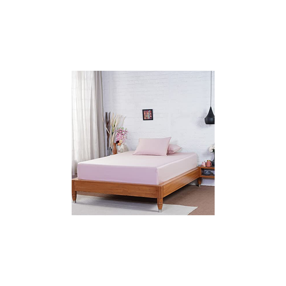 Sheet Story Ackly Bamboo Double Fitted Sheet - 41Cm Deep, 400 Thread Count Fitted Bed Sheets Double - Cool, Soft And Hypoallergenic Double Bed Sheet