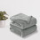 Hafaa Fleece Blanket Sofa Bed Throw Blanket | Fluffy and Warm Throws for Sofas Large (Silver Grey, Twin/Double) 5