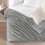Hafaa Fleece Blanket Sofa Bed Throw Blanket | Fluffy and Warm Throws for Sofas Large (Silver Grey, Twin/Double) 3