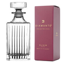 DIAMANTE Whisky Decanter ?Broadway? Collection | Crystal Decanter 750ml | Gift Box