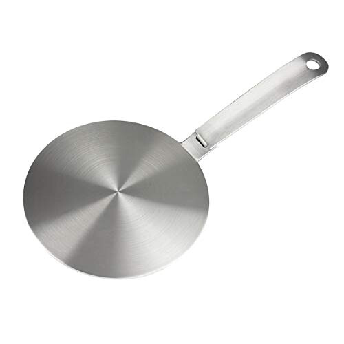 RUNZI Induction Hob Heat Diffuser Ring Plate,Induction Adapter Plate with Separable Handle (14CM) 1