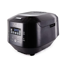 Yum Asia Bamboo Rice Cooker with Induction Heating (IH) and Ceramic Bowl, 7 Rice Cooking Functions, 4 Multicooker Functions, Motouch LED Display (1.5