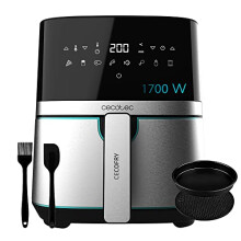 Cecotec Fritadeira sem Óleo de 5,5 L a Ar Quente Cecofry Full Inox 5500 Pro com Acessórios. 1700 W