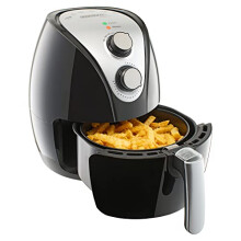 MONZANA? 3.6 Litre Airfryer with Dial Controls | 3.6L Capacity | Adjustable Temperature and Timer Settings | 1500W Hot Air Fryer | Healthy Low Fat