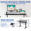 SFAREST Height Adjustable Standing Desk, Sit Stand Computer Table with Crank Handle, Study Writing PC Workstation for Home Office (Black) 3