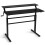 SFAREST Height Adjustable Standing Desk, Sit Stand Computer Table with Crank Handle, Study Writing PC Workstation for Home Office (Black) 1