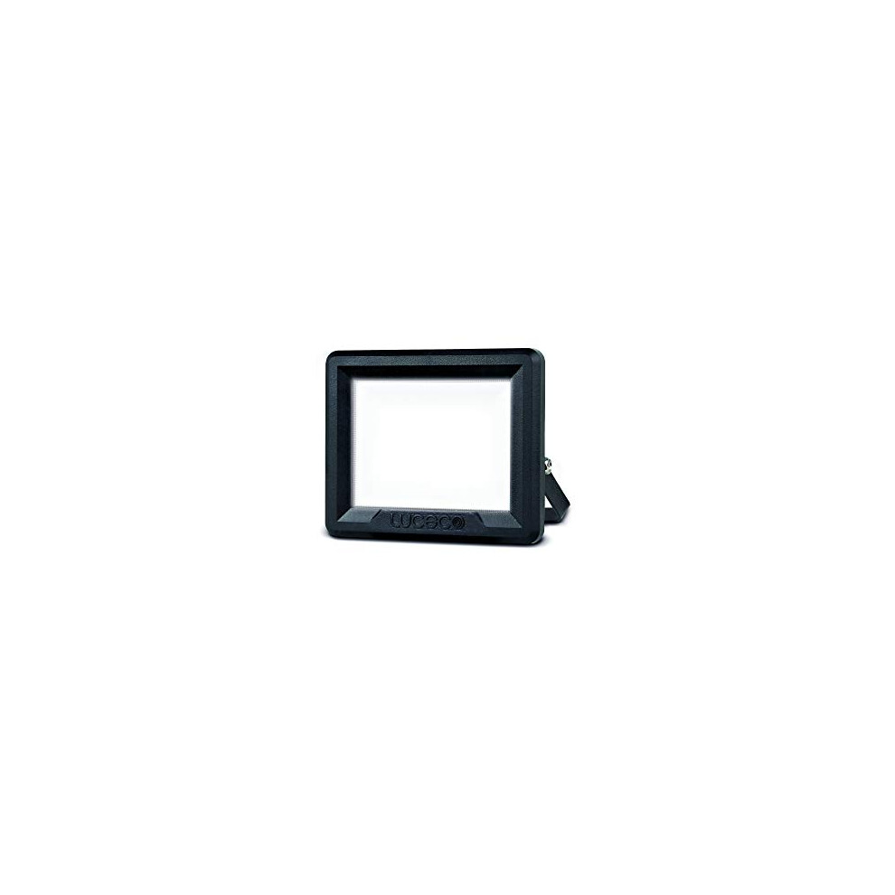 Luceco LED Eco Slimline Floodlight, 14.5 x 12.5 x 5 cm, IP65 Rated, 10 W, Black