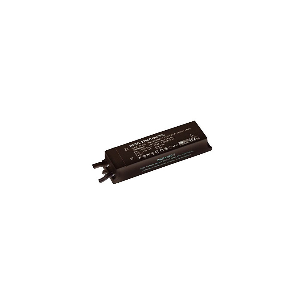 Saxby 12V Transformer 20W - 60W Dimmable Et60r 5054790069964