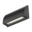 ledscom.de LED Wall Light/Staircase Light SEGIN for Outside, IP54, Flat, Downlight, Black matt, Angular, 3,8 W, 265lm, Warm White 1
